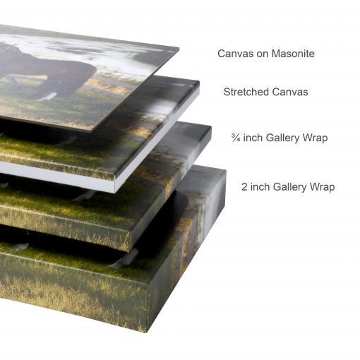 Canvas photographic art